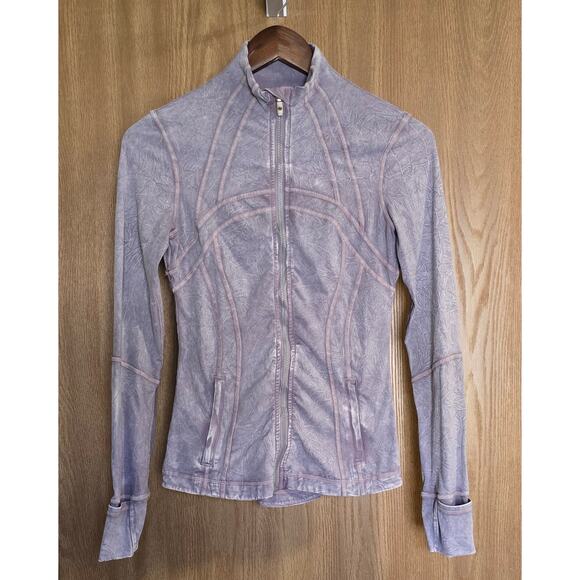 Lululemon Define Jacket Ice Dye Ice Wash Violet Verbena RARE - Picture 1 of 9
